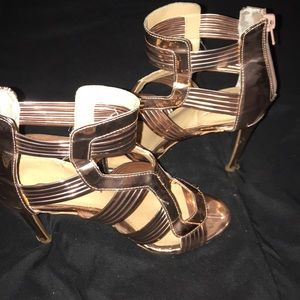 Gold heels